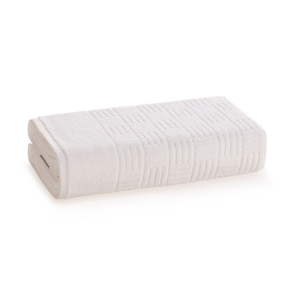 Sábana de baño Karsten Invicta 450gr 86 x 150 cm Blanca-0