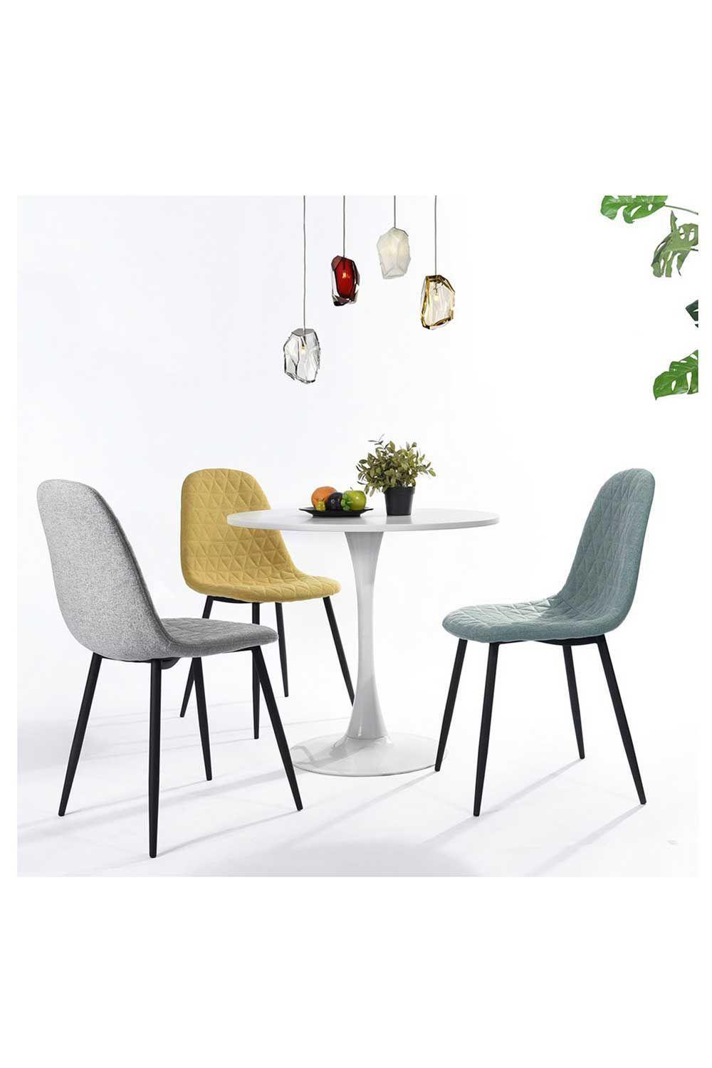 Mesa Redonda Estilo Tulip 80 cm - Blanco-3
