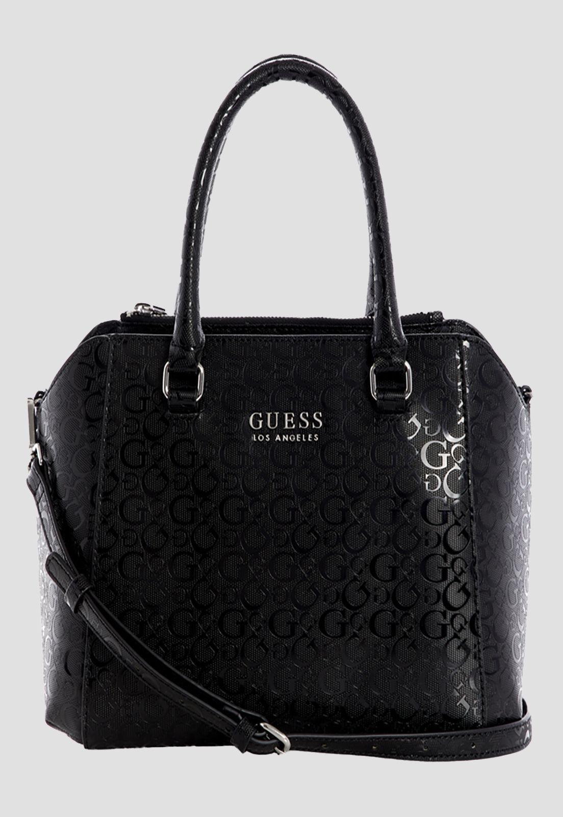 Cartera Atmore Satchel Bla Negro Guess-0