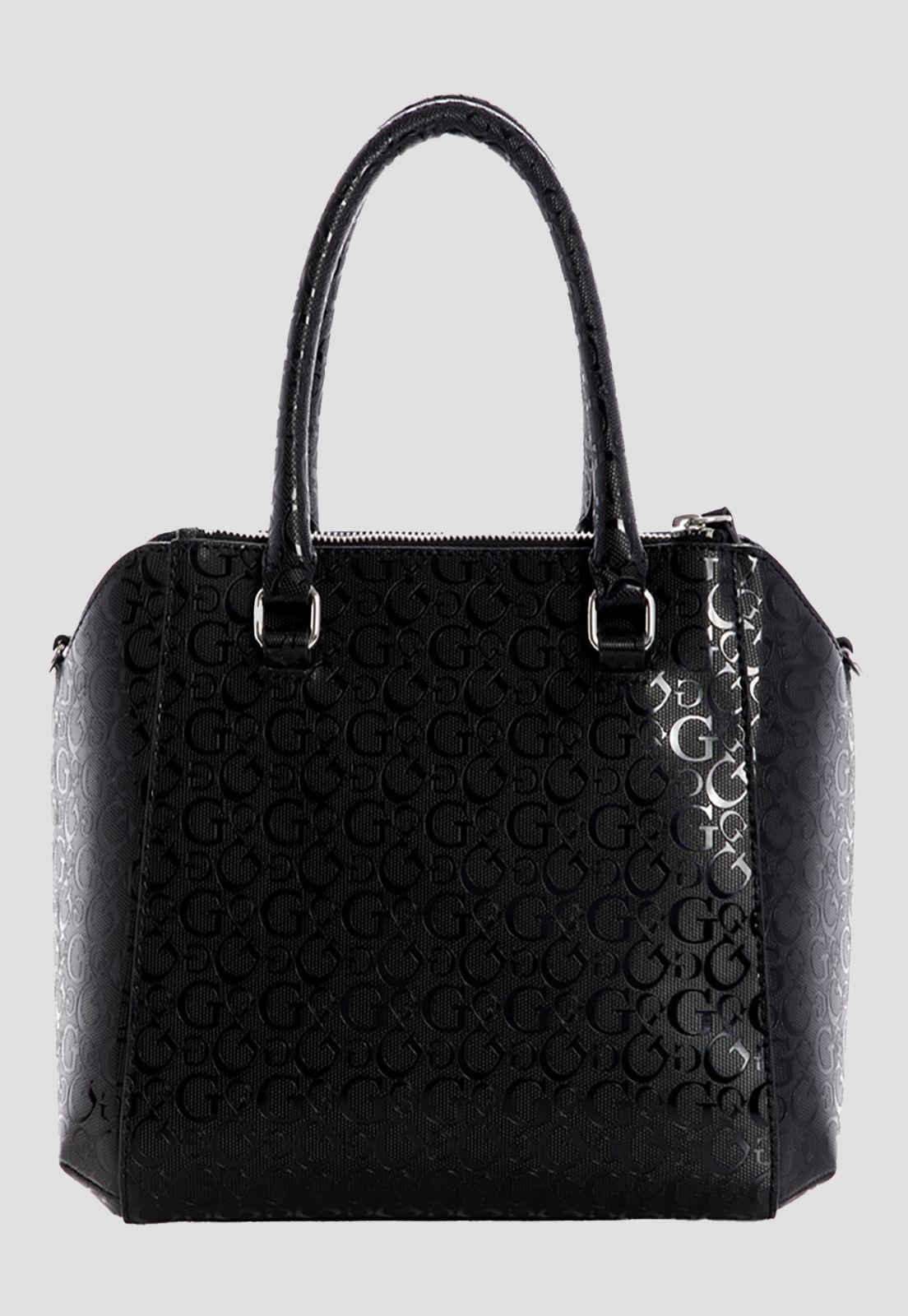 Cartera Atmore Satchel Bla Negro Guess-2