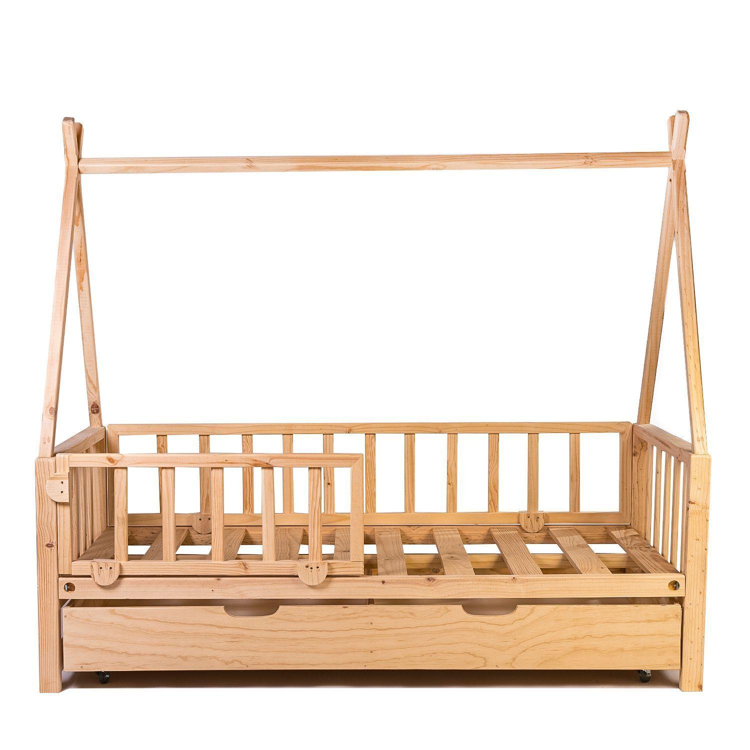 Cama para niños, Cama tipi bv cajonera infantil - 1.5 plaza-3