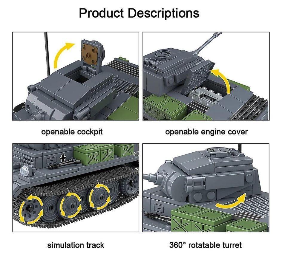 Tanque Segunda Guerra Mundial Panzer II Luchs-5