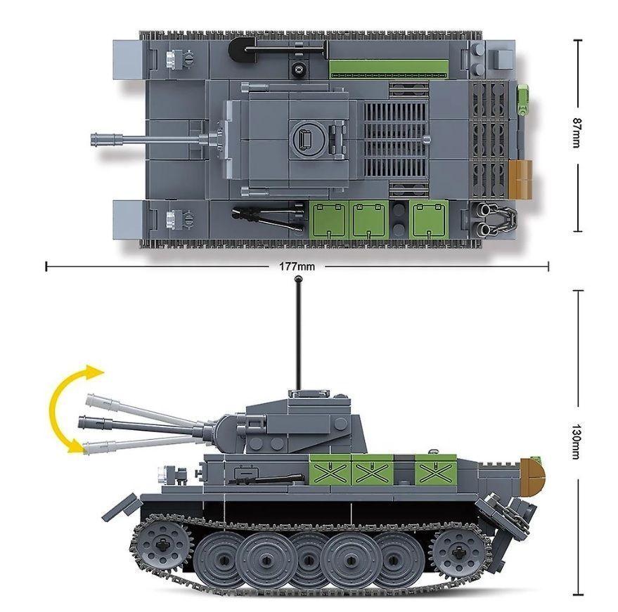 Tanque Segunda Guerra Mundial Panzer II Luchs-4