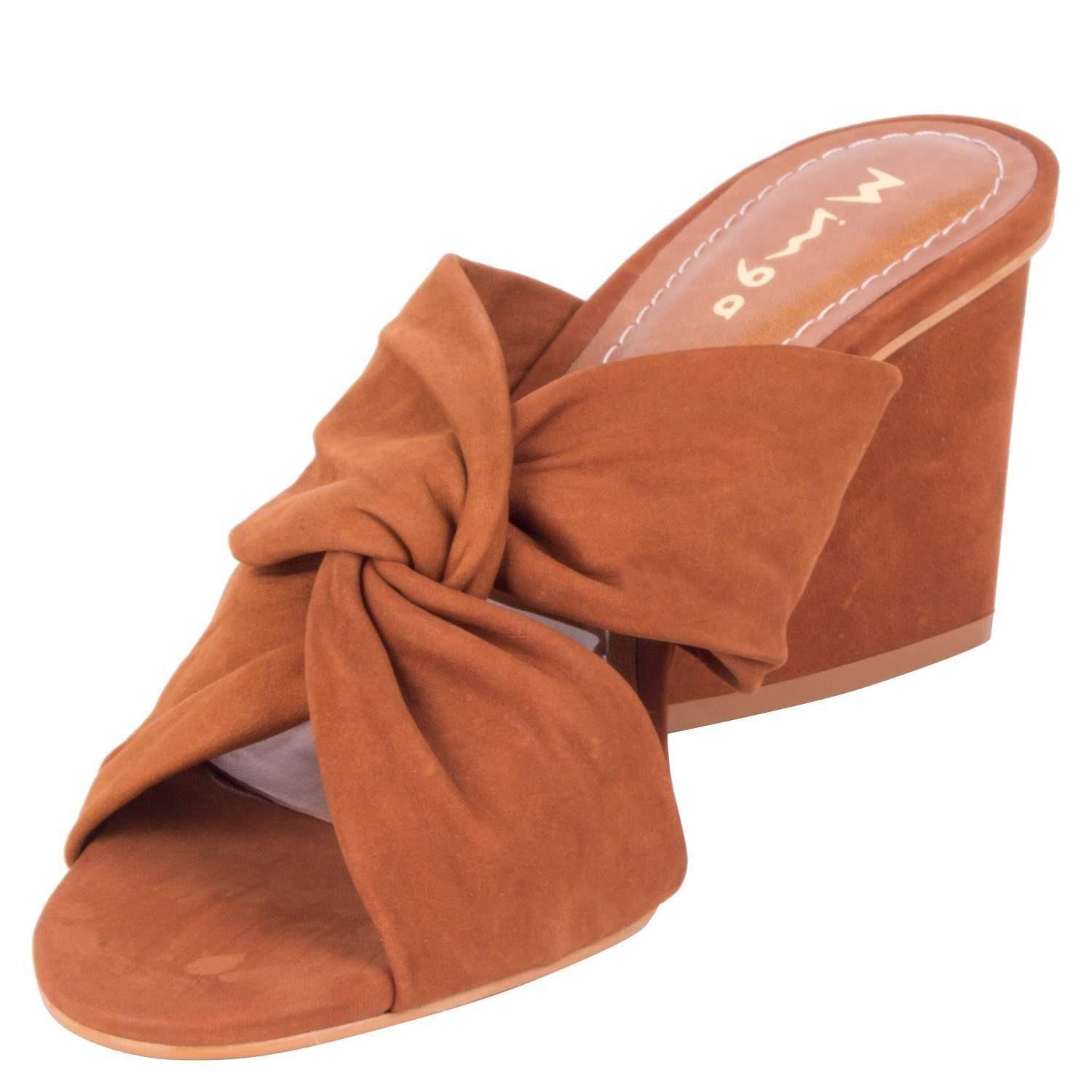 Sandalia Vestir Mingo Mujer Camel - S499-4