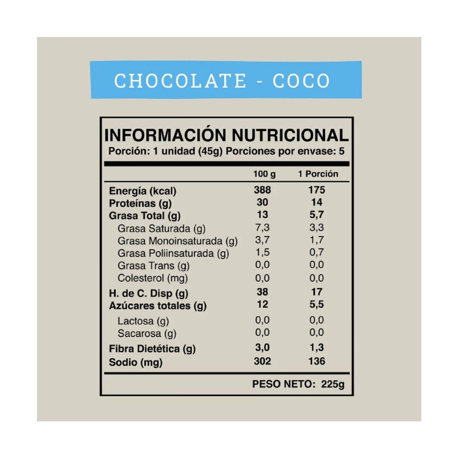 Wild Protein Vegana 5 Uni Chocolate Coco 14g-2