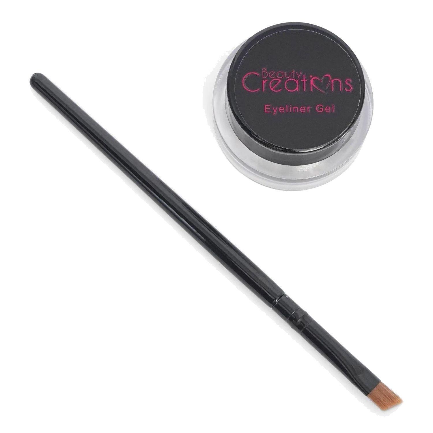 Delineador de Ojos Gel A Prueba de Agua Negro Beauty Creations-1