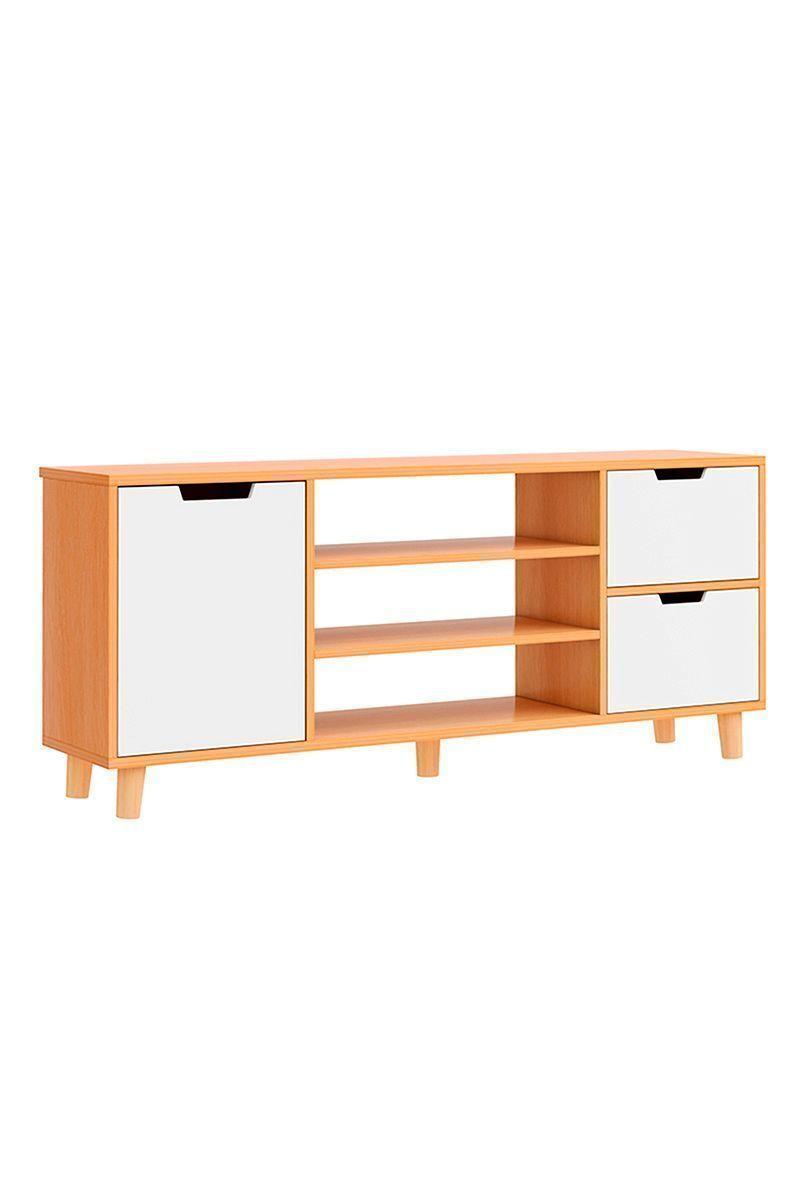 Rack para TV con Cajones Beige-0