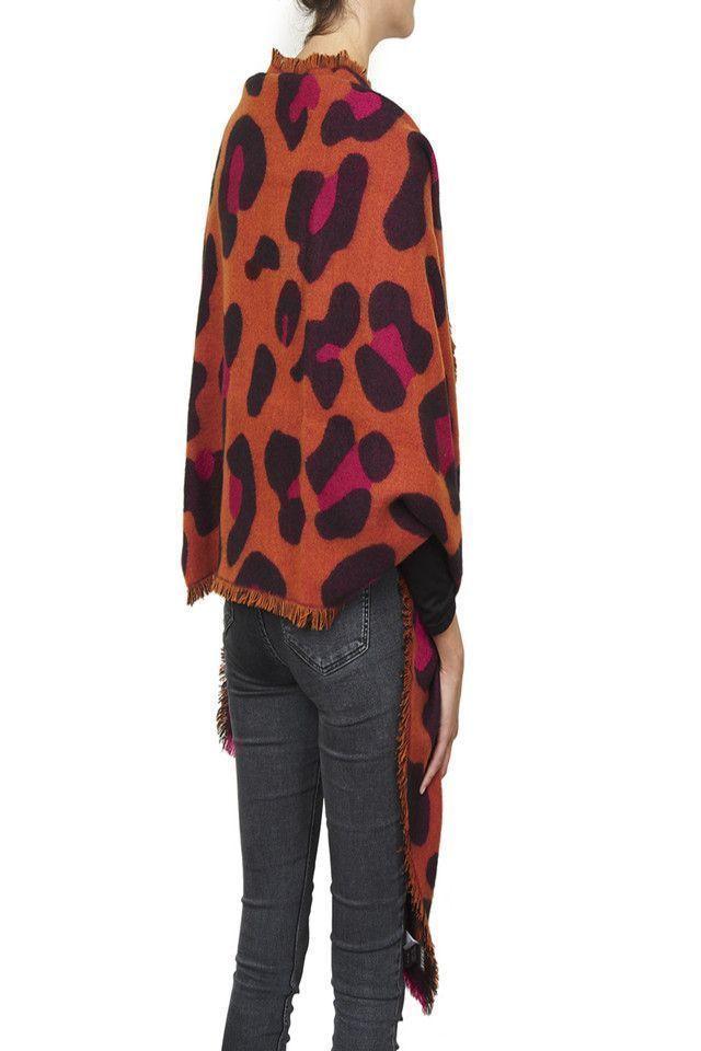 Maxi Bufanda Leopardo Neon Humana-1