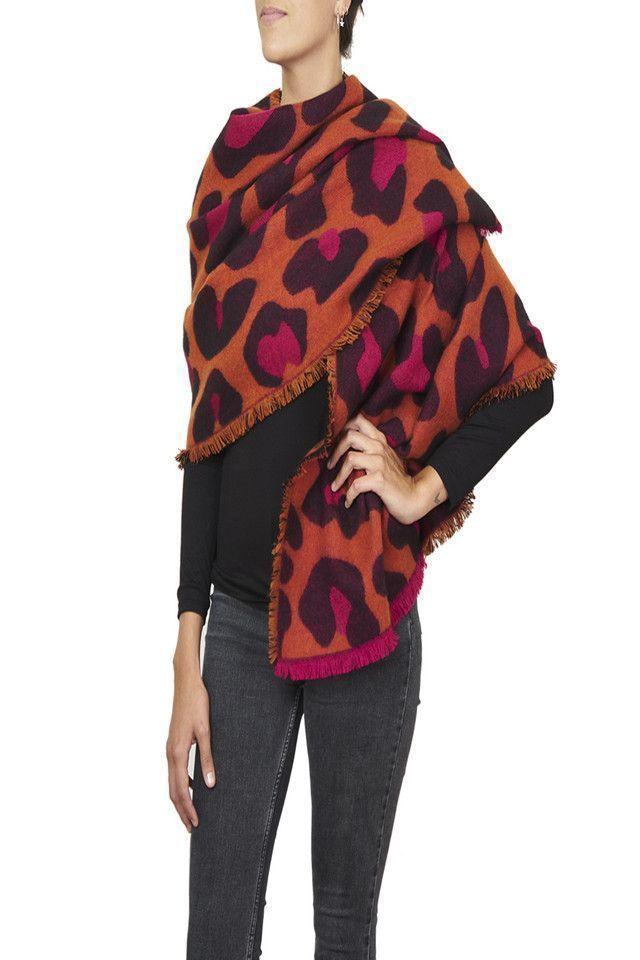 Maxi Bufanda Leopardo Neon Humana-0