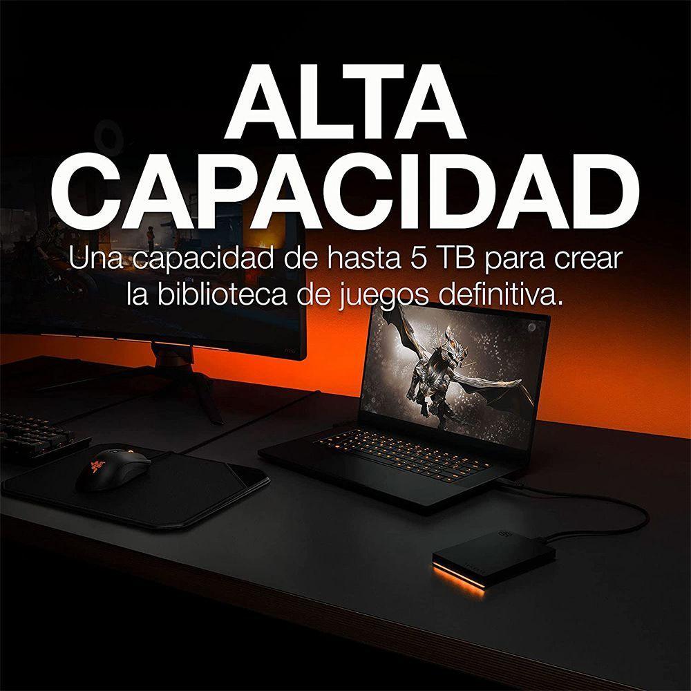 Disco Duro Externo Seagate FireCuda 1TB (RGB, 2.5″, 5400 Rpm)-3