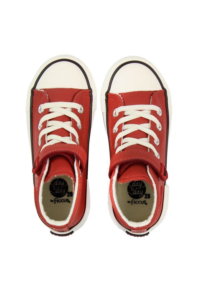 Zapatilla day to day caña velcro elastico niño 943-2