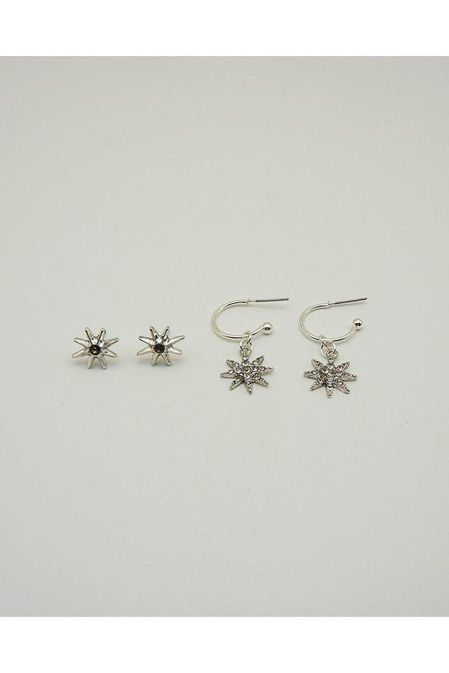 Aro Set StarFish Plateado I-D-0