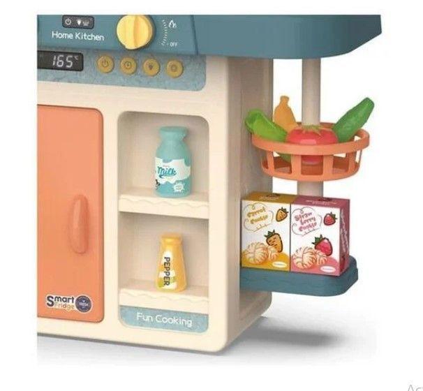 Cocina De Juguete 42 Accesorios Estilo Moderno Azul-2