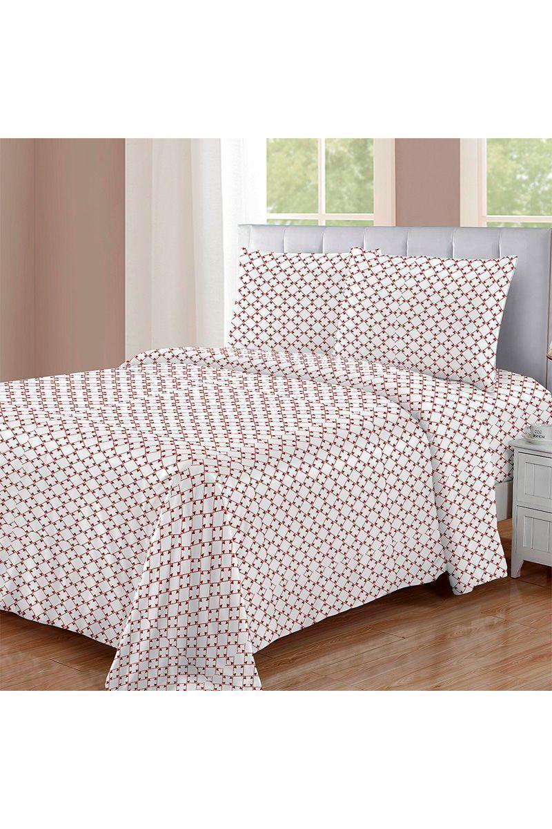 Juego de Sábanas de Microfibra 2 Plazas Mosaico-4