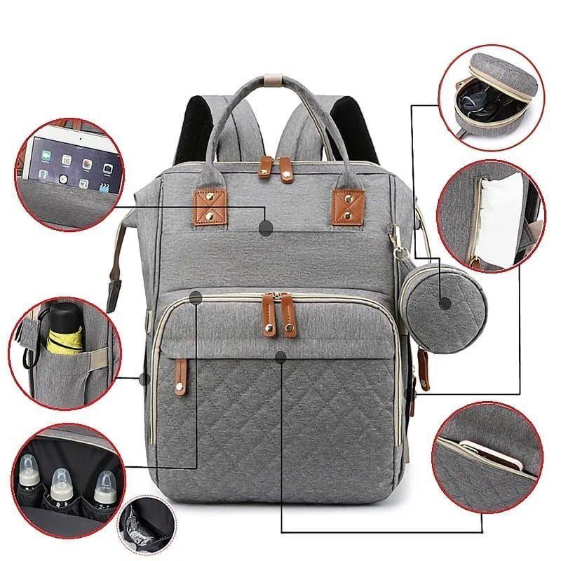 BOLSO MOCHILA MATERNAL PAÑALERA CON ENTRADA USB-4