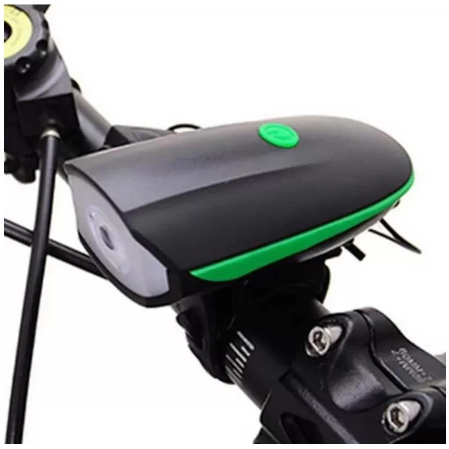 Led bici recargable con bocina-2
