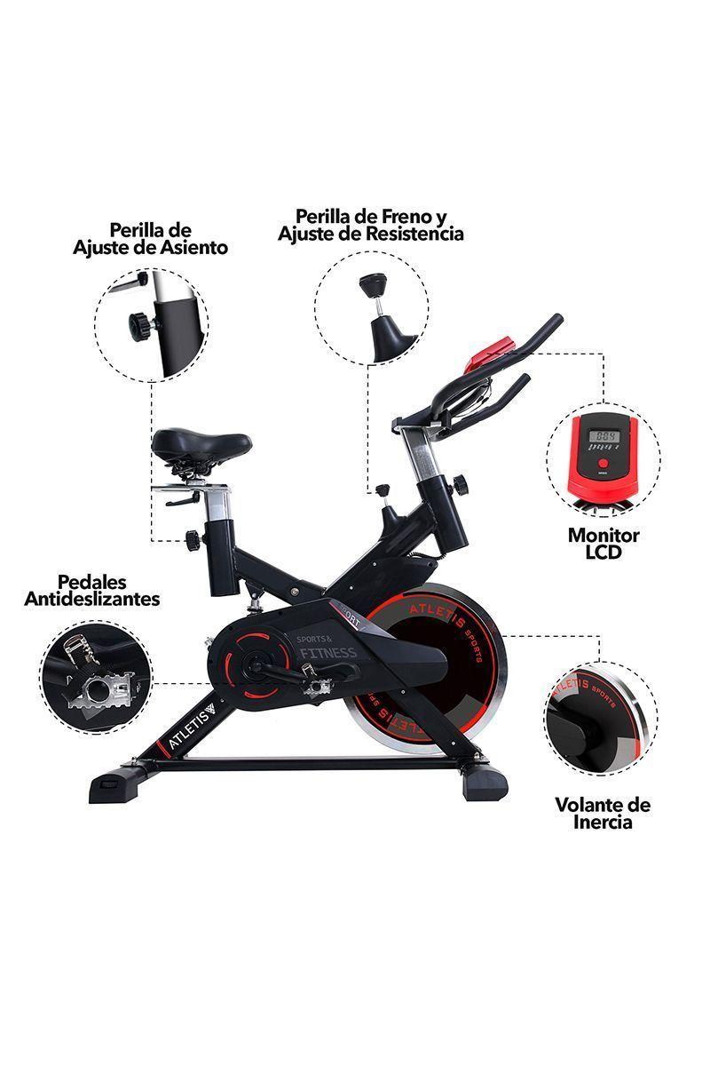 Pack Trotadora EliteDST900 +Spinning Atletis702 Negro-4