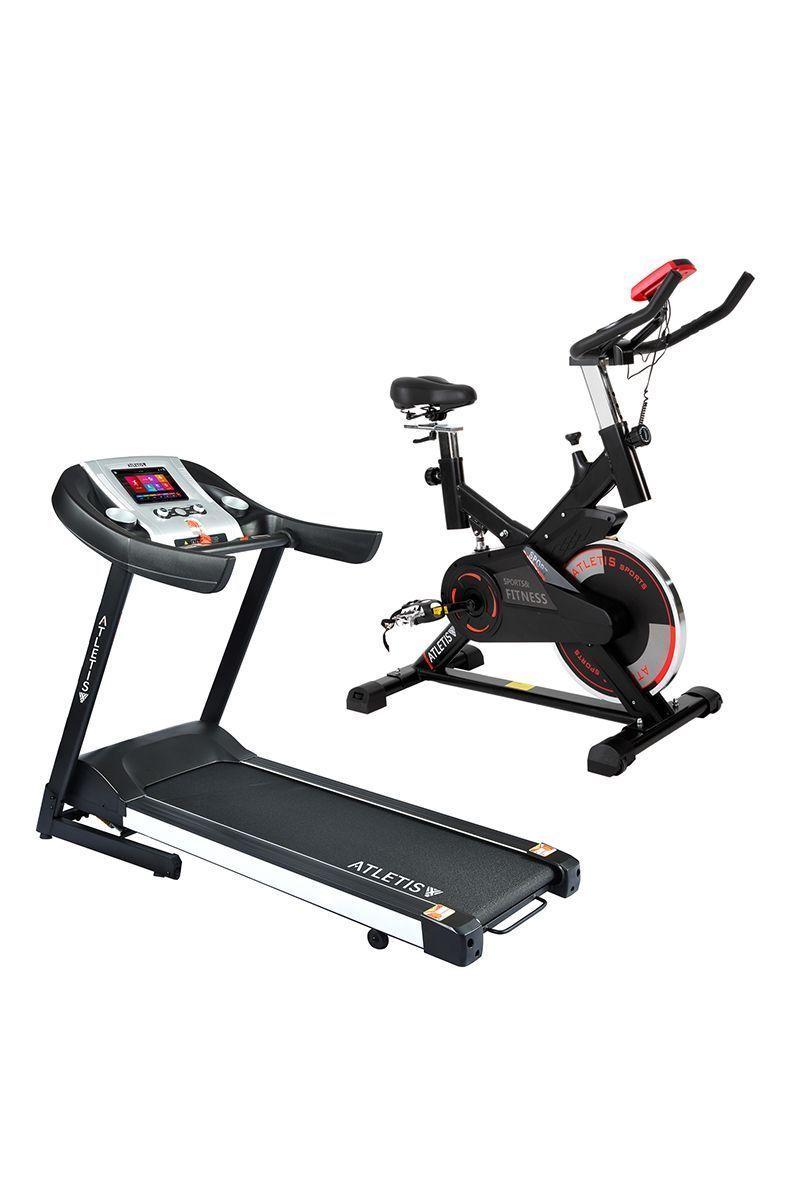 Pack Trotadora EliteDST900 +Spinning Atletis702 Negro-0