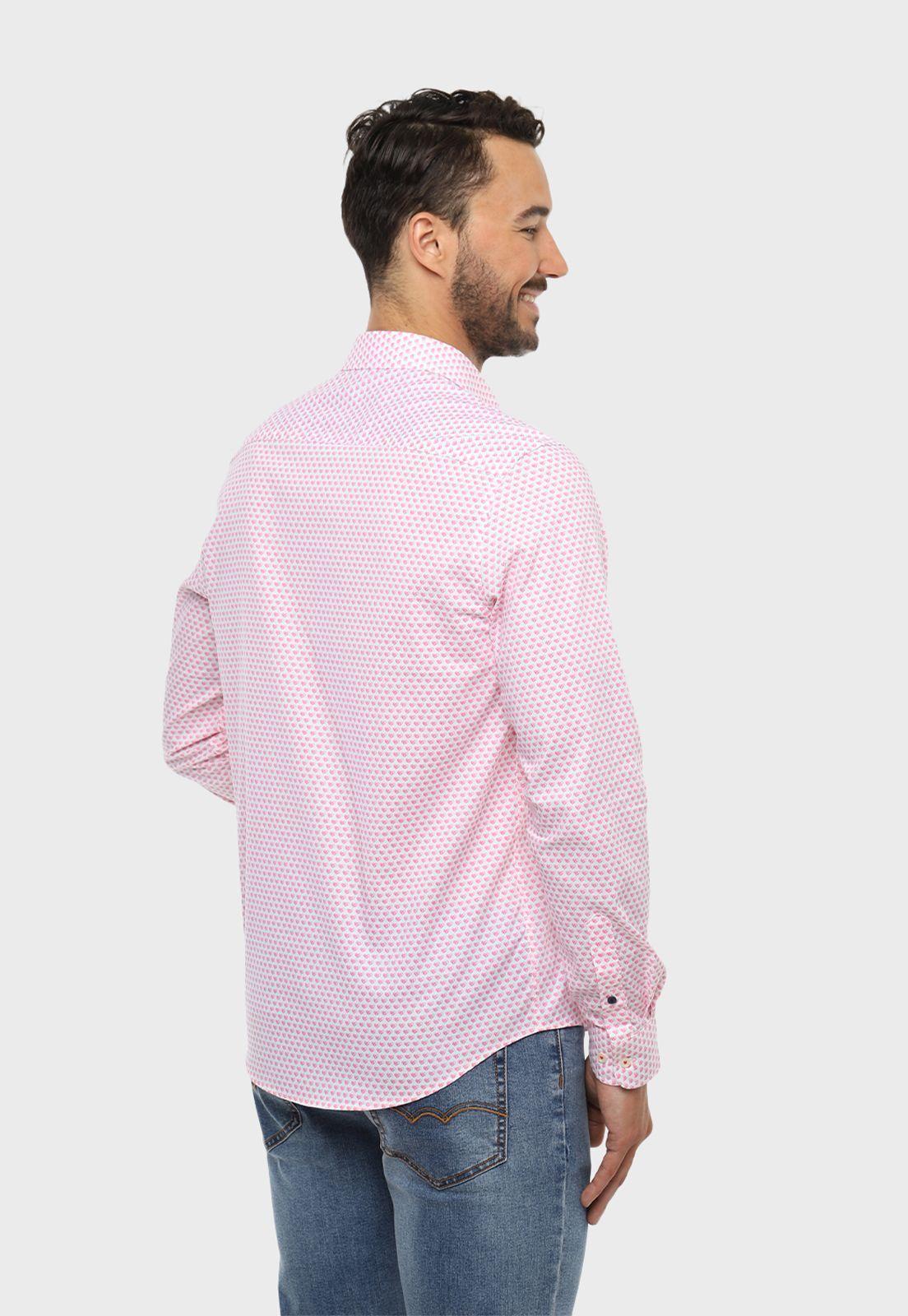Camisa Casual Mini Print Arrow-1