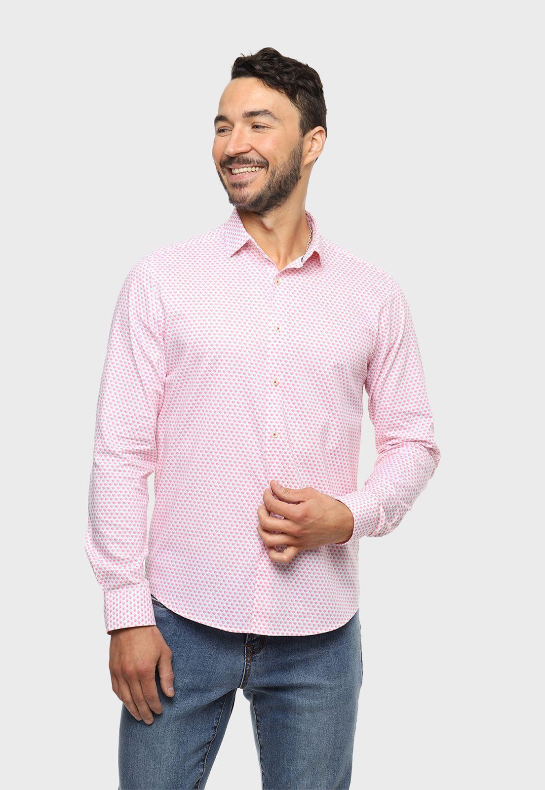 Camisa Casual Mini Print Arrow-0