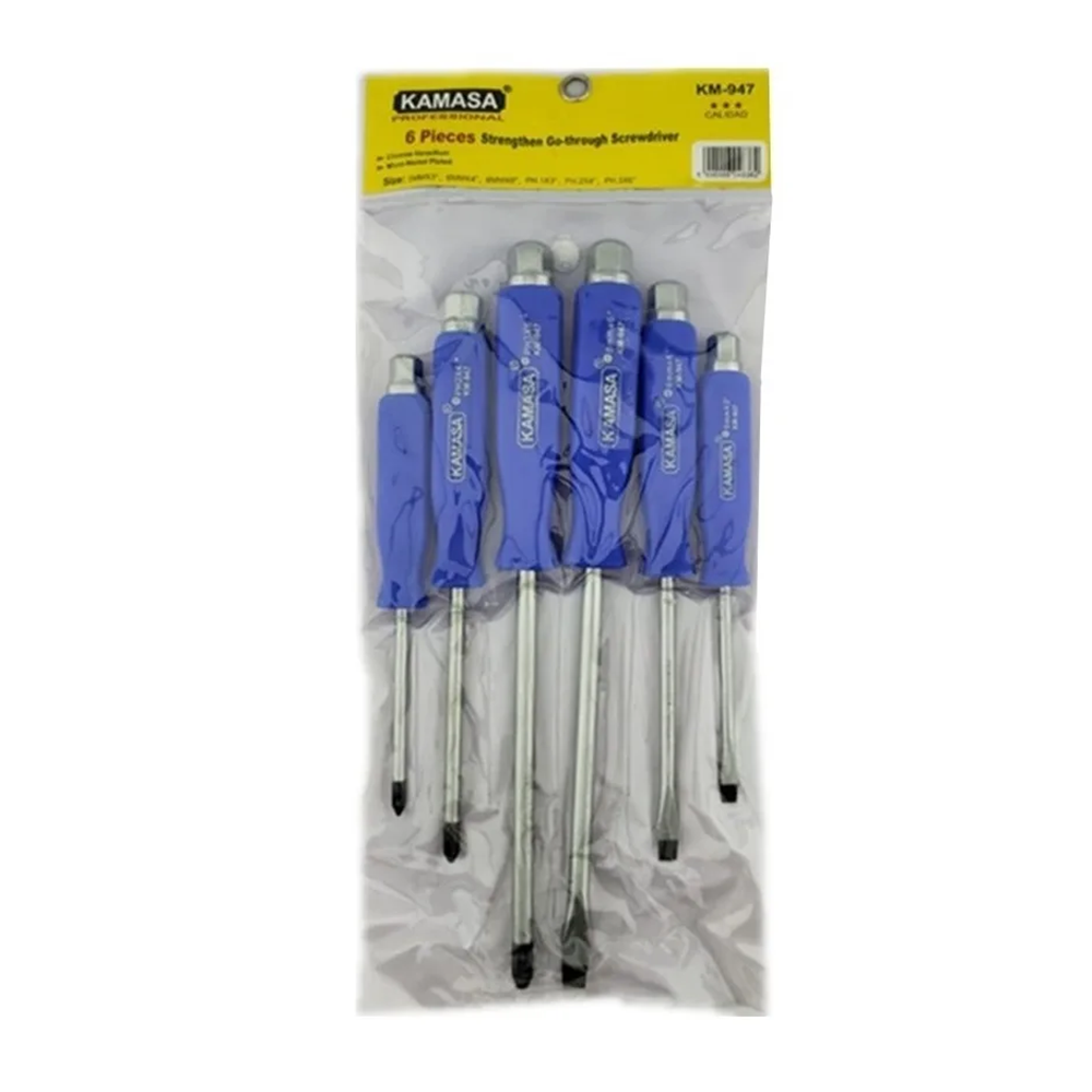 Destornilladores De Golpe 6 Piezas Kamasa Km947-1