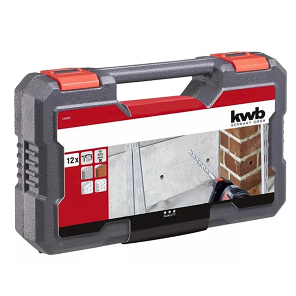 Set Broca P/ Rotomartillo Sds Plus 12 Piezas Kwb-2