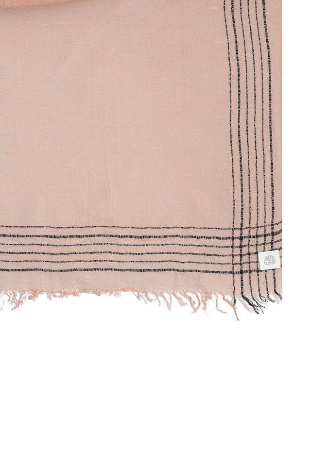 Pañuelo Liso a rayas Stripes Beige Humana-1