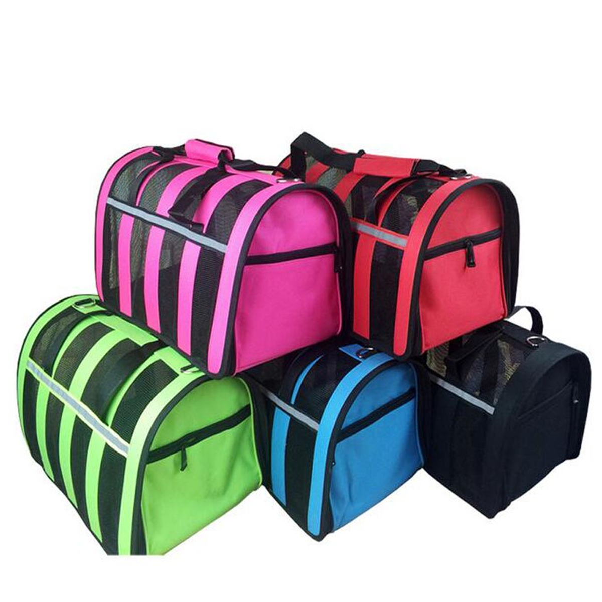 Bolso de viaje para perros y gatos Talla M Verde-5
