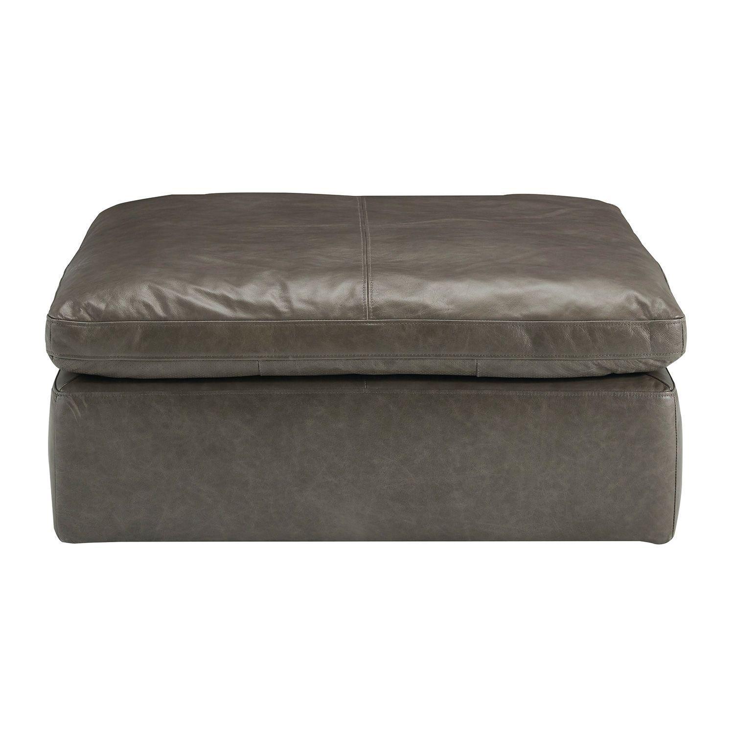 Ottoman cuero oversized Alabonson concrete-0