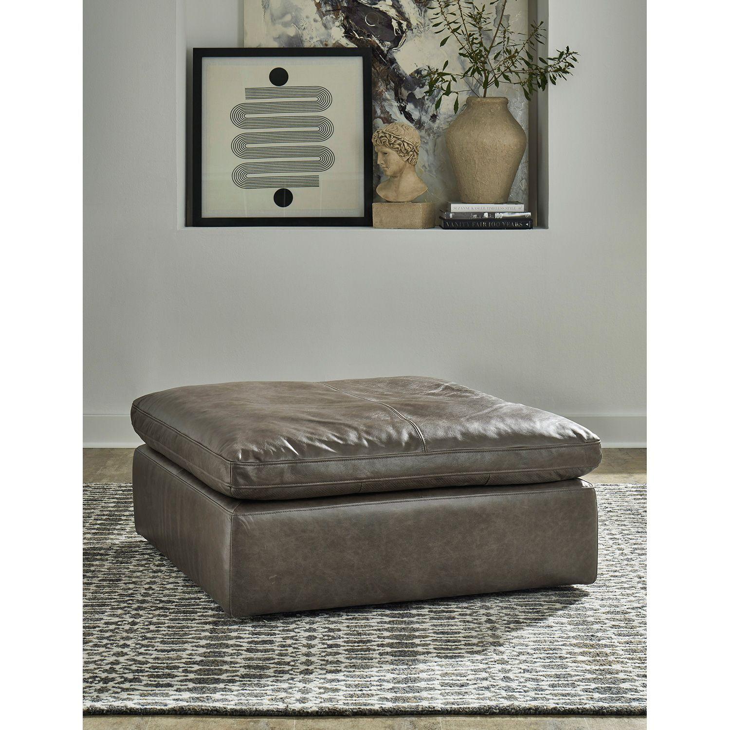 Ottoman cuero oversized Alabonson concrete-1