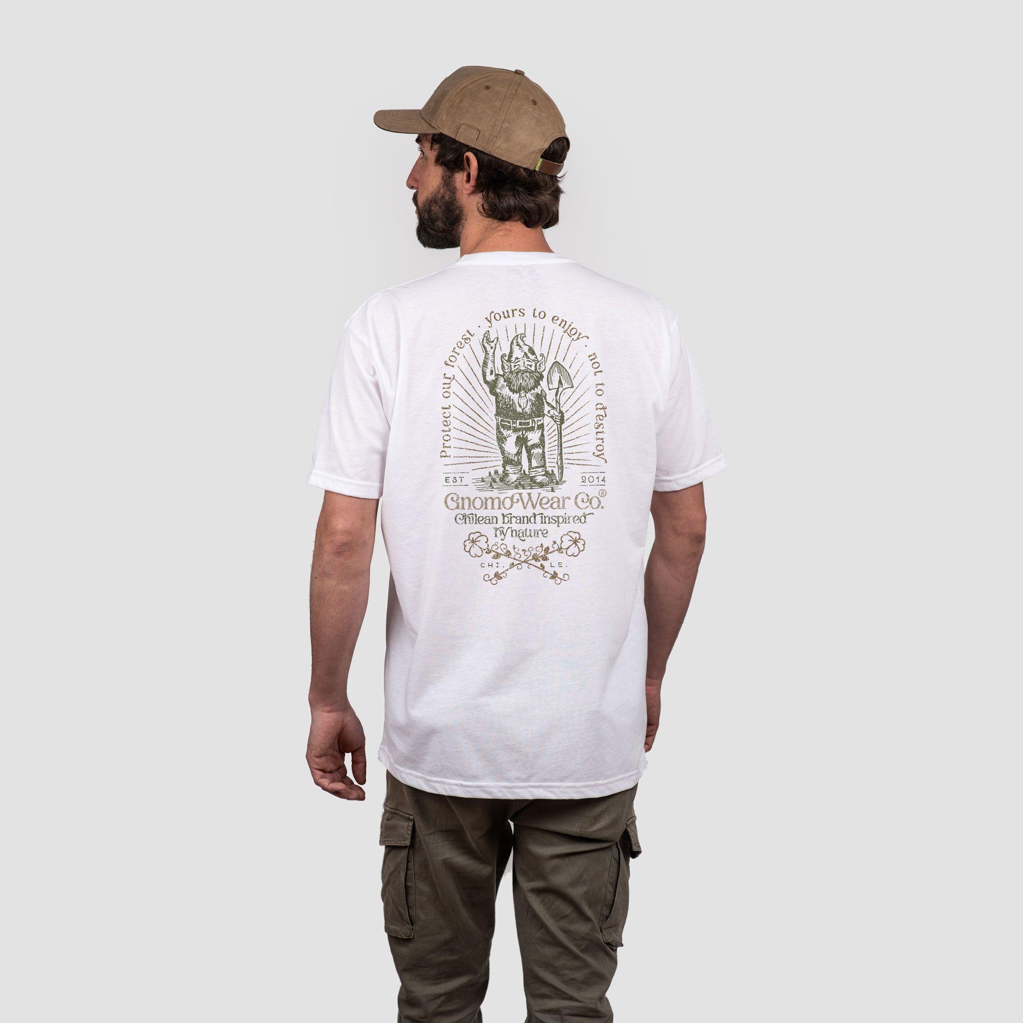 Polera M-2 Blanca Hombre Gnomo-1
