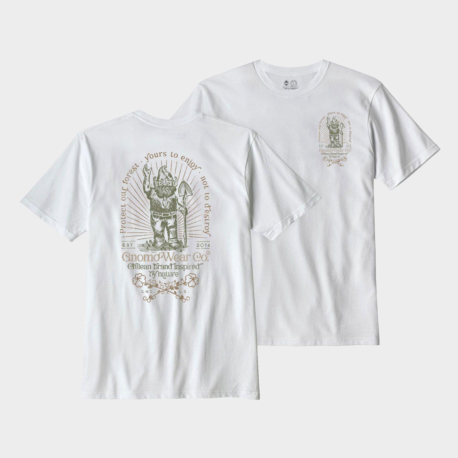 Polera M-2 Blanca Hombre Gnomo-2