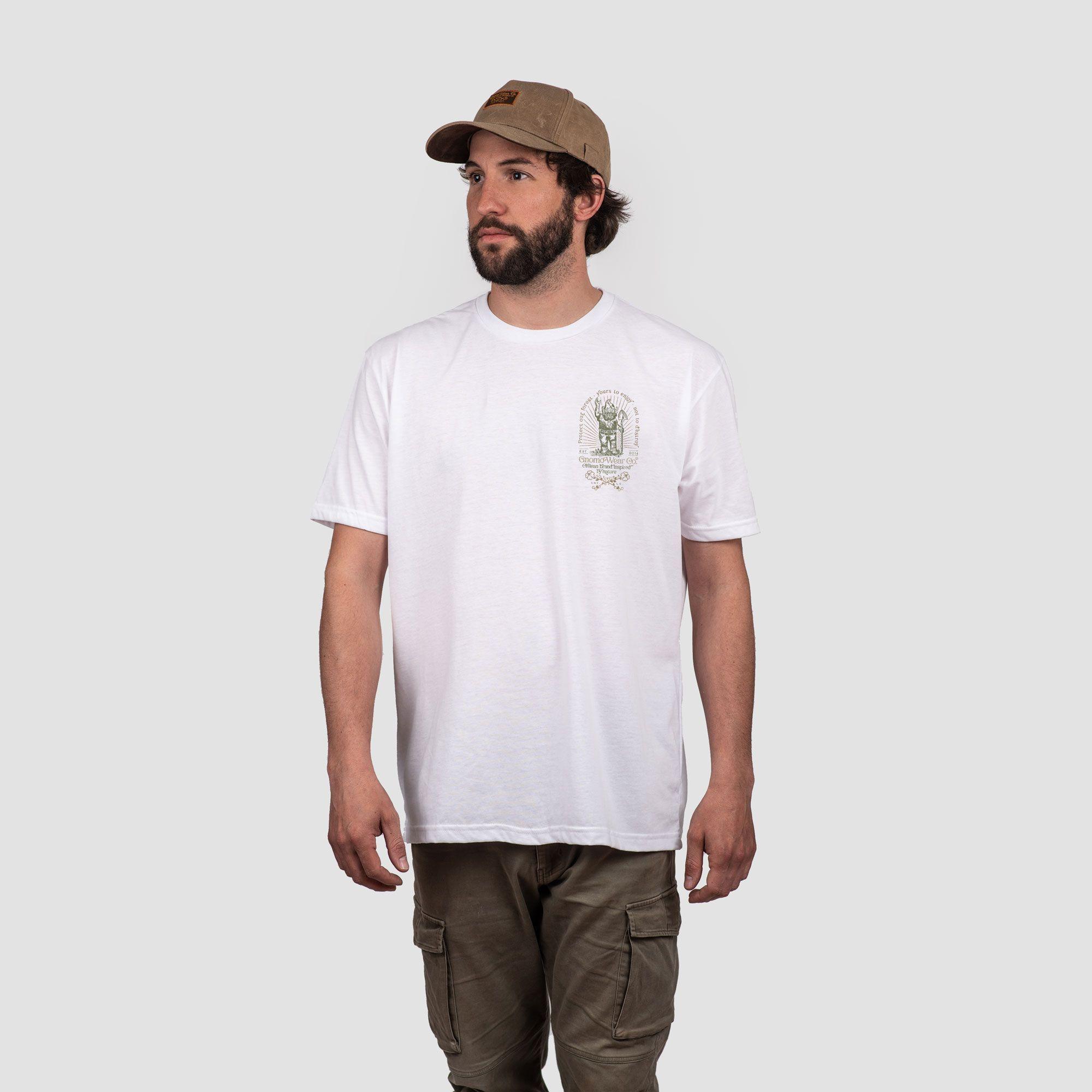 Polera M-2 Blanca Hombre Gnomo-0