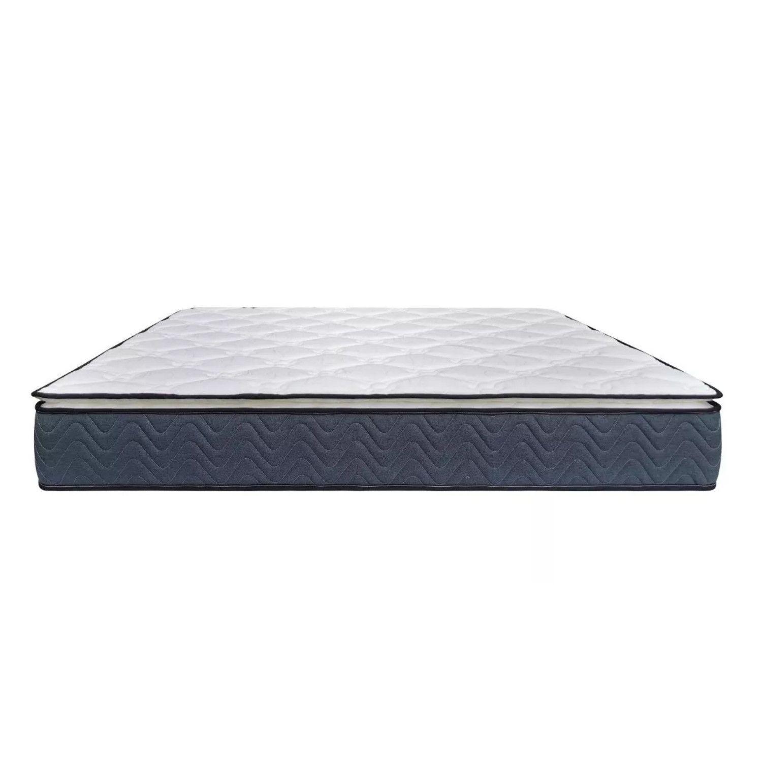 Colchón 2 Plazas De Resortes 5° Sueño Galaxy 150x190x28cm + 2 Almohadas De Regalo-2