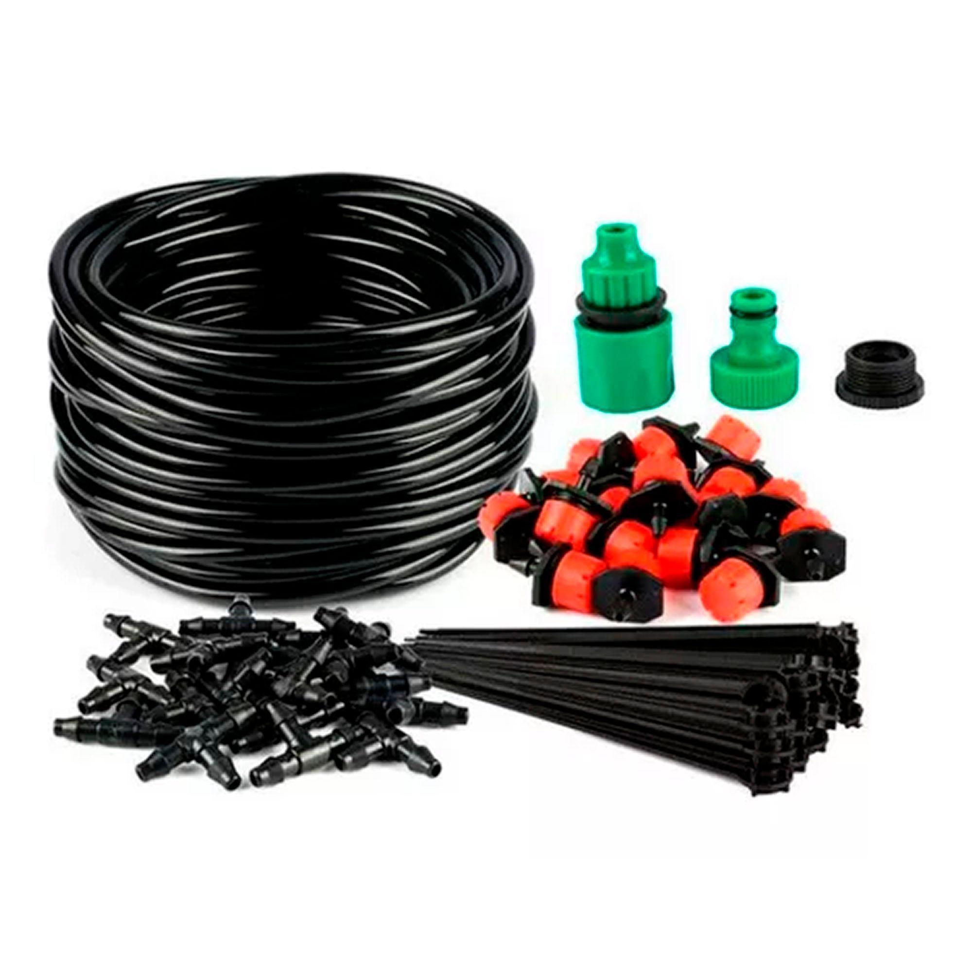 Kit Sistema De Riego Por Goteo Boquillas Jardin-0