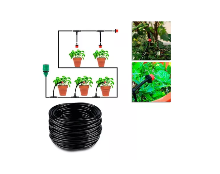 Kit Sistema De Riego Por Goteo Boquillas Jardin-1