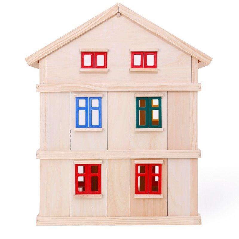 Casita madera 3 pisos-3