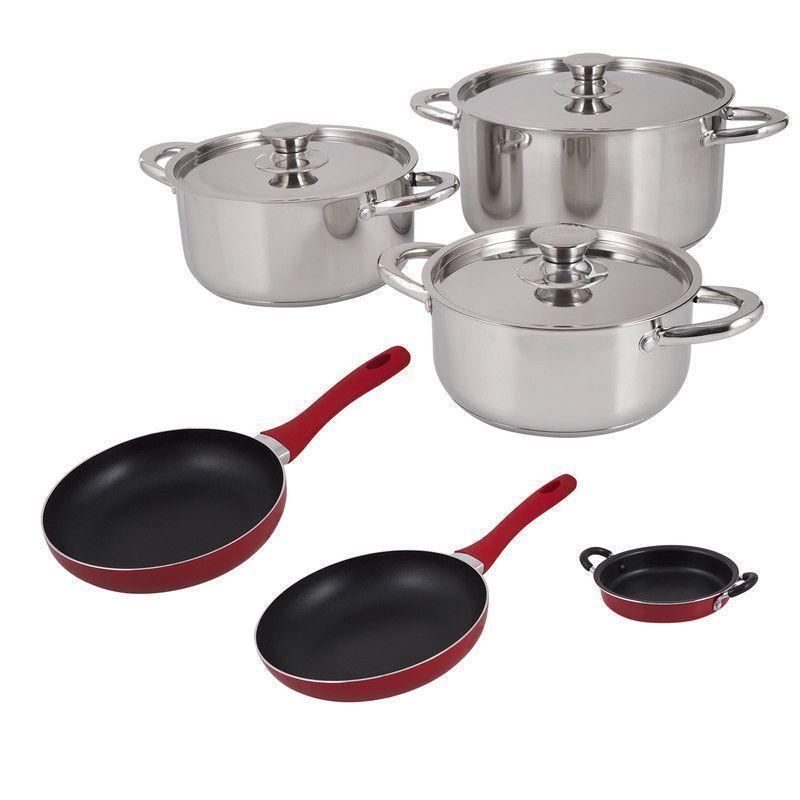 Bateria de Cocina + Utensilios 9 Piezas AH31 - ArtHome-0