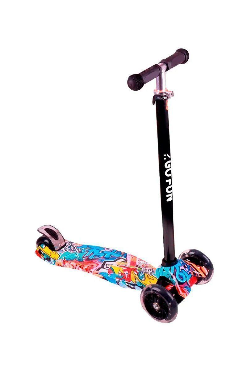 Scooter Ajustable Light Wheels Go Fun Rojo-0