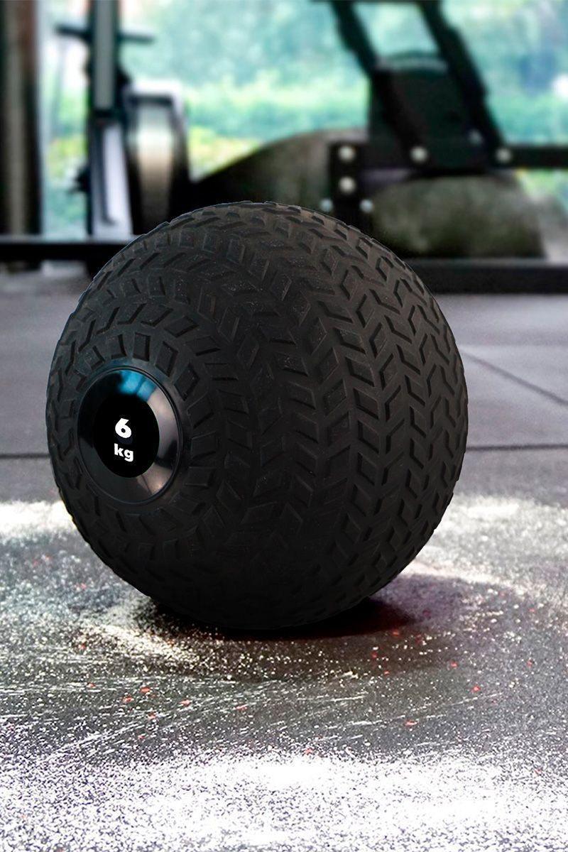 Slam Ball Pro Tire Medicinal 6 Kg Negro-5