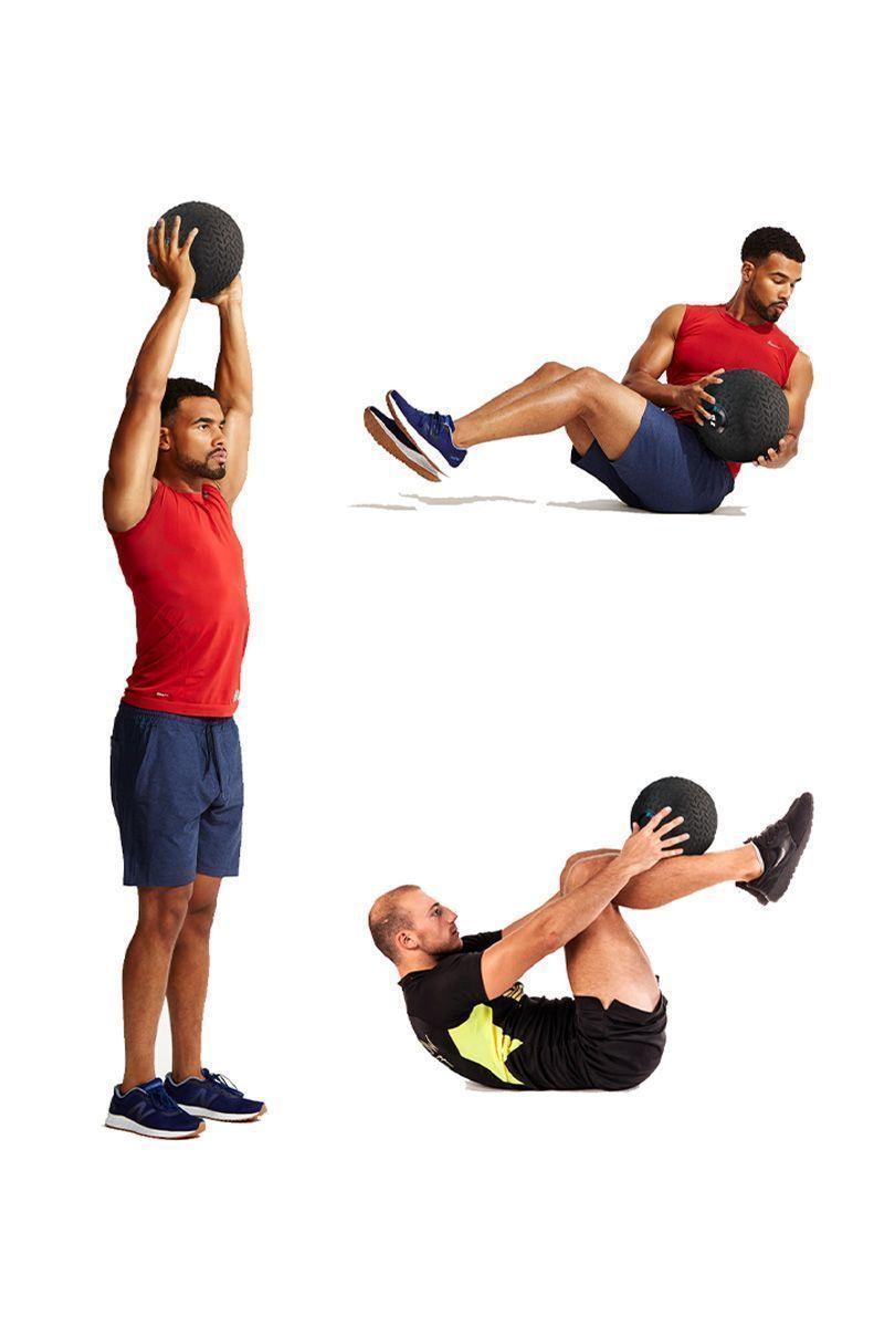 Slam Ball Pro Tire Medicinal 6 Kg Negro-1