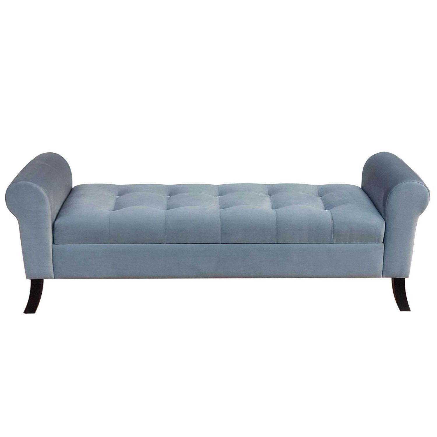 Banqueta Baúl Alejandria Tamaño king Color Gris-2