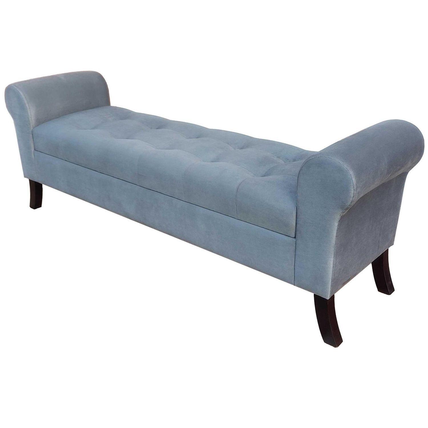 Banqueta Baúl Alejandria Tamaño king Color Gris-3