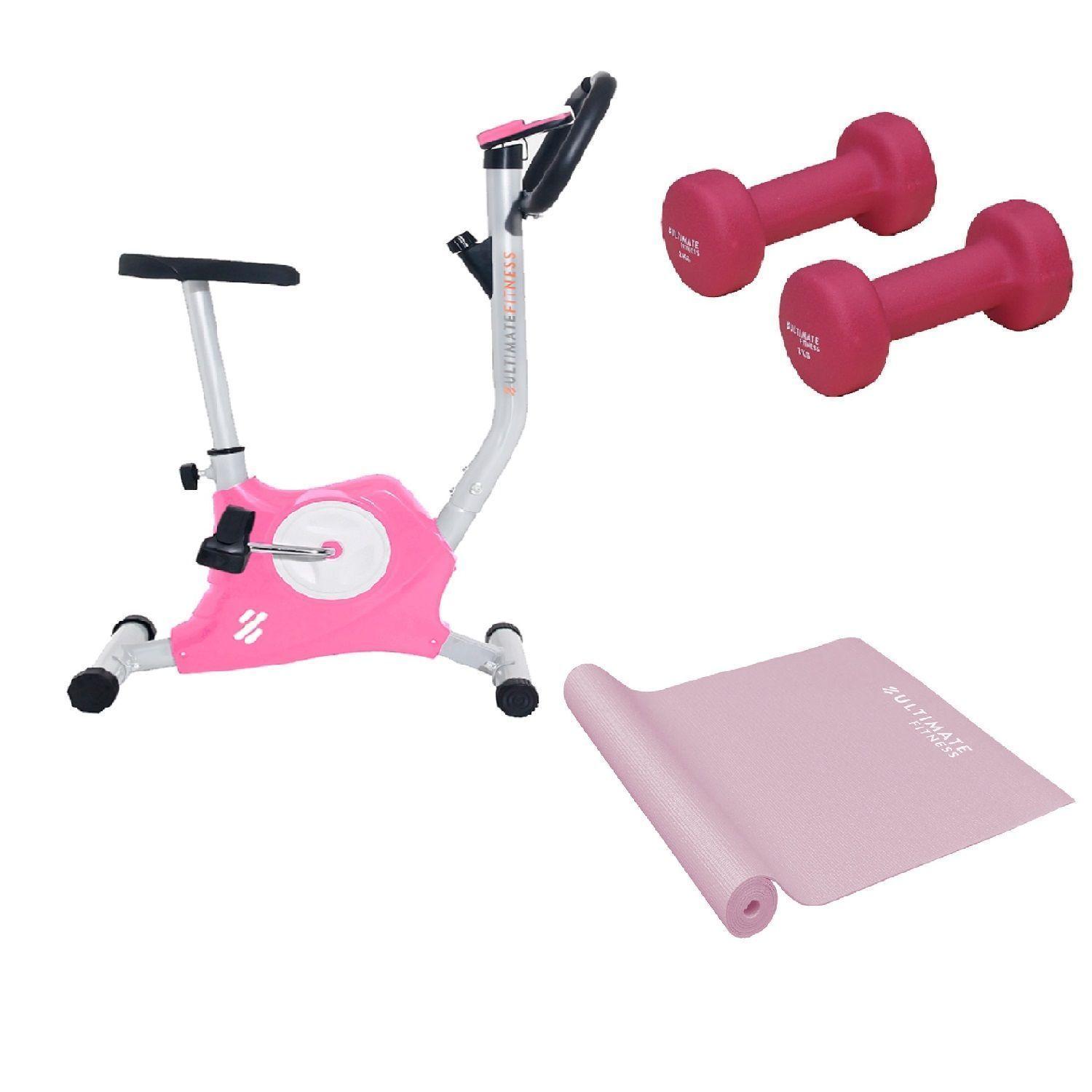 bicicleta estic e10+mancuernas 2 kg(par)+mat yoga-0