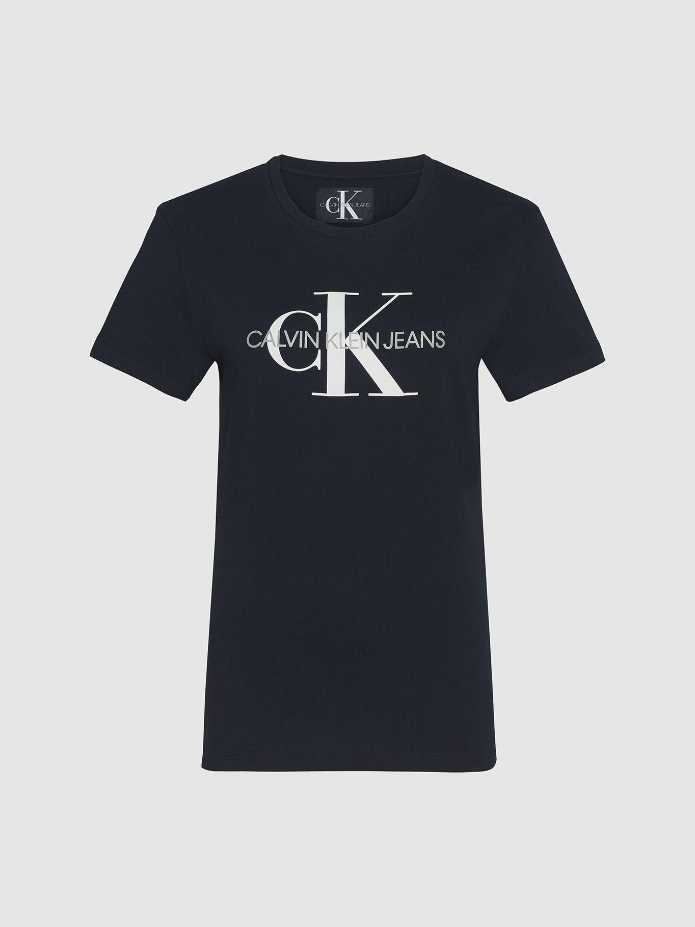 Polera Core Monogram Negro Calvin Klein-4