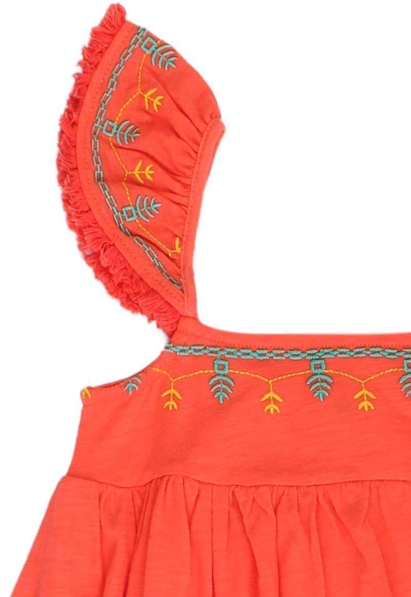 Vestido Junior Niña Bordado Sunset Ficcus-2