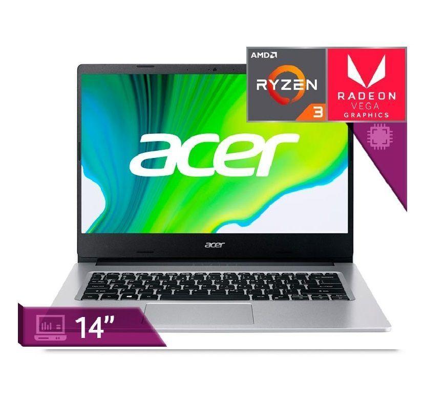 Acer Aspire 3 A314-22 Ryzen 3-3250U/ 256GB SSD/ 8GB Ram/ 14" LED/ W10H (REACONDICIONADO)-0