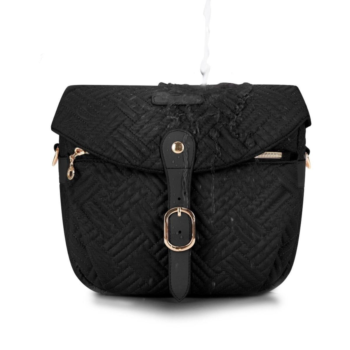 Bagsmart Bolso de hombro para cámara - Negro-0