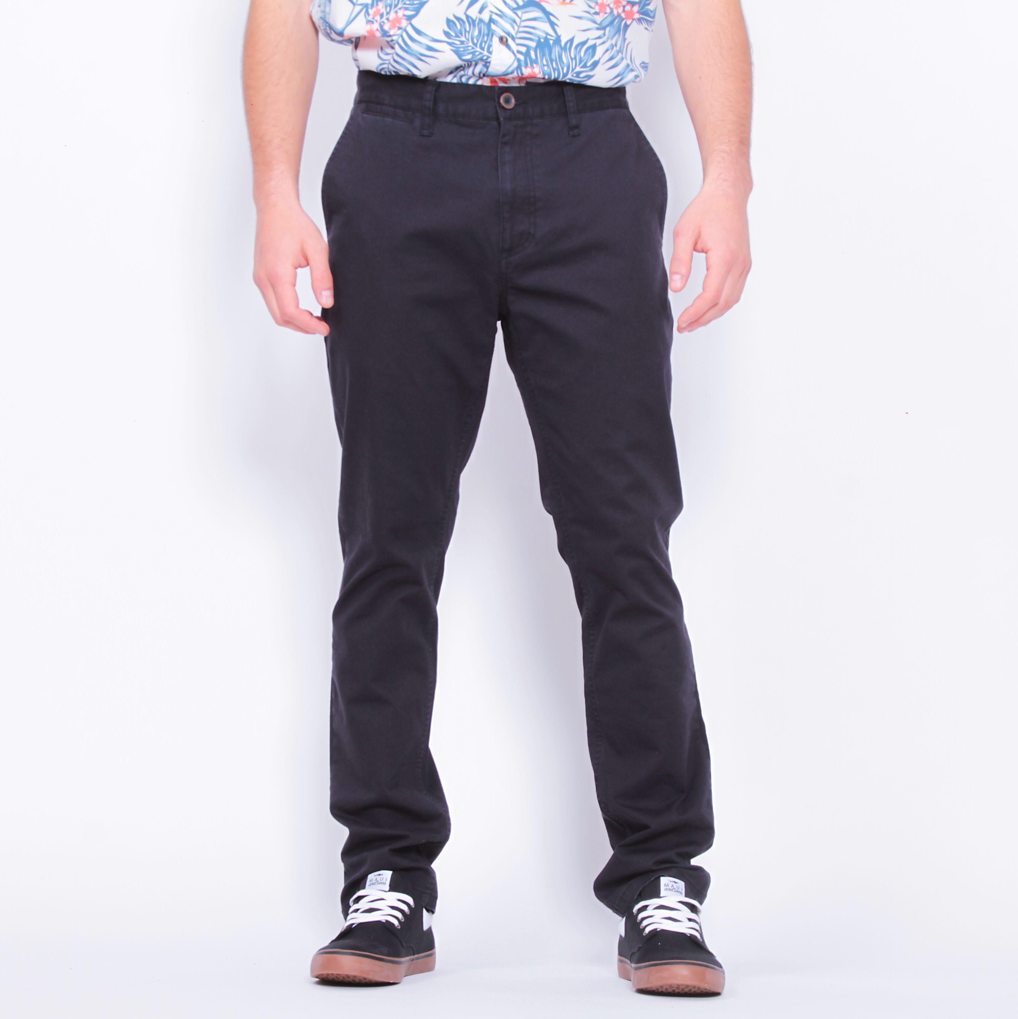 Pantalon Hombre Negro Maui and Sons 5N164-MV19-0