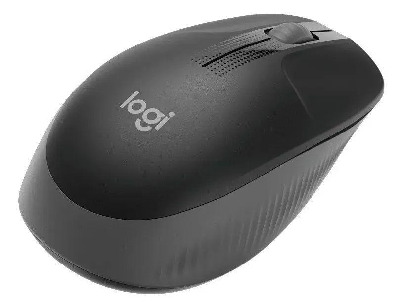 Mouse Logitech  inalambrico m190 gris-1